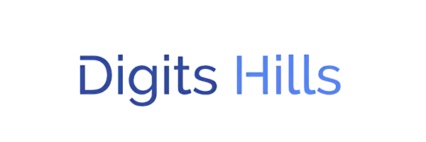 Logo digits hills